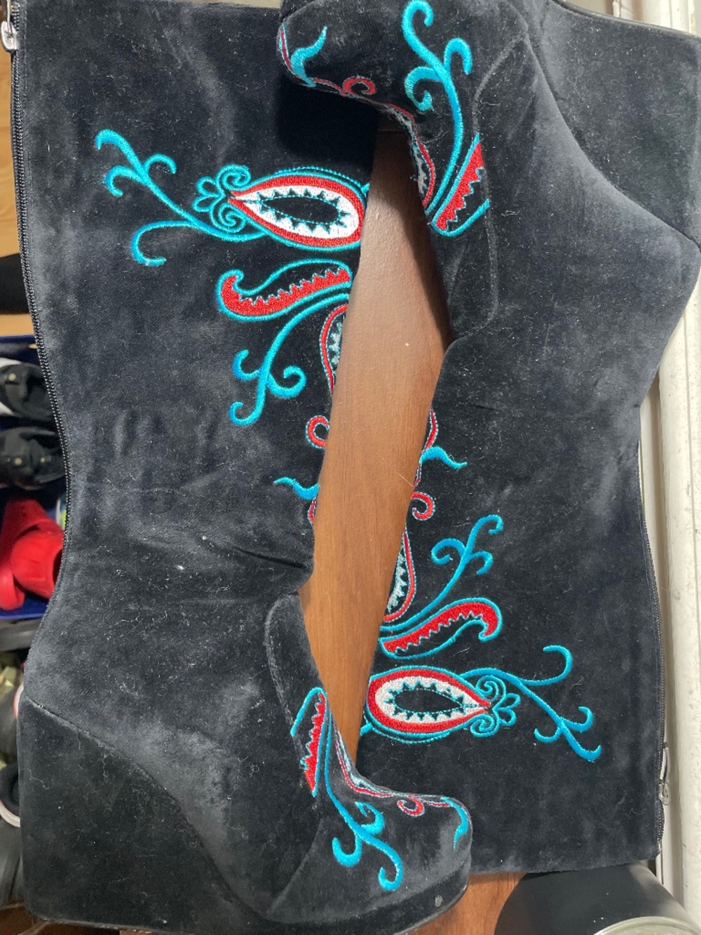 Rockwell Tharp Embroidered Boots- 2015 Collection